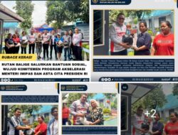 Rutan Balige Salurkan Bantuan Sosial, Wujudkan Komitmen pada Masyarakat   