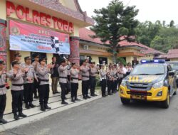 Pimpin Apel Launching Pamapta SPKT, Kapolres Toba : Dorong Pelayanan Polisi Lebih Responsif