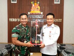 Bupati Humbahas Melakukan Pertemuan Dengan Danpussenif, Bahas Berbagai PSN 