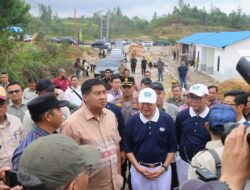 Bupati Tapanuli Utara sambut Kunker Menteri PKP dan Mendagri Tinjau Progress Pembangunan Huntap