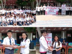 Ciptakan Lingkungan Sehat, Botoma Sosialisasi Anti-Kekerasan di SMPN 1 Atap Tampahan