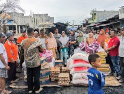 Pemkab Tapanuli Tengah Salurkan Bantuan Kepada Warga Terdampak Kebakaran Manduamas 